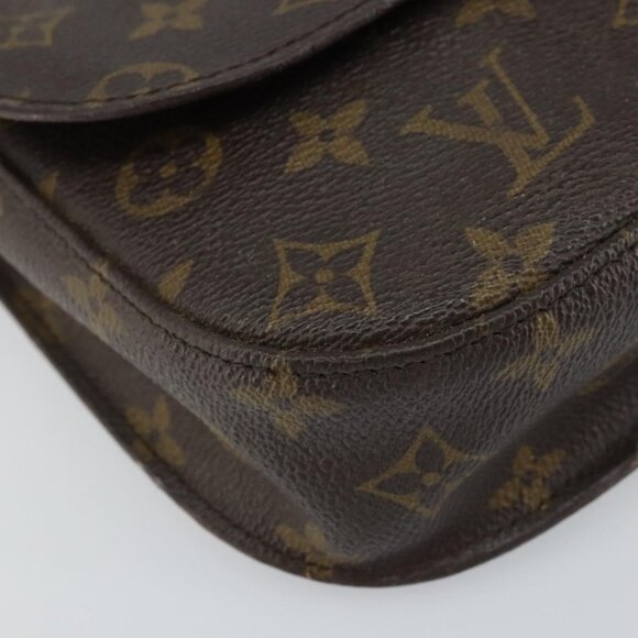 Authentic LOUIS VUITTON Monogram Saint Cloud MM Shoulder Bag M51243 LV - Picture 7 of 16